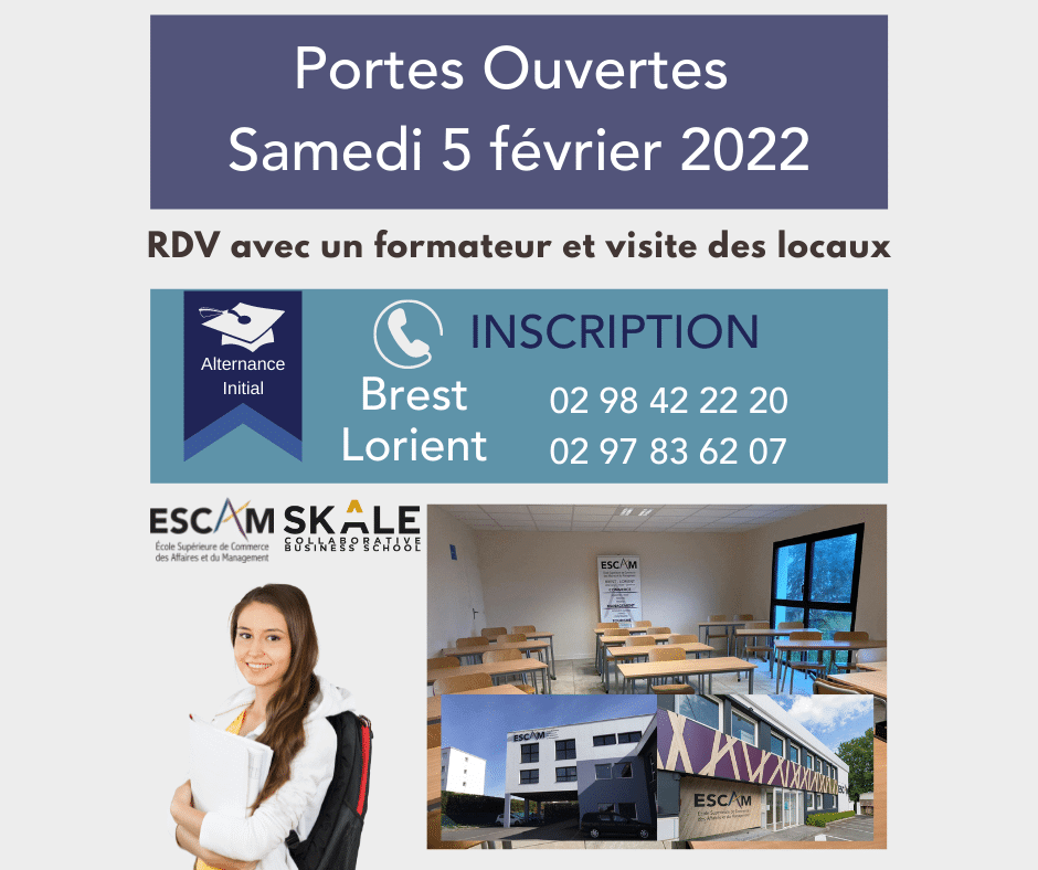 Portes Ouvertes ESCAM Brest et Lorient